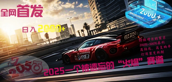 全网首发：2025一个被遗忘的“火爆”赛道轻松日入多张-轻创工坊